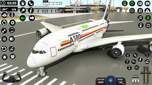 اسکرین شات بازی Flight Simulator: Plane games 1