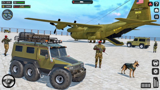 اسکرین شات بازی Army Cargo Truck Driving Games 4