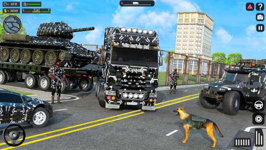 اسکرین شات بازی Army Cargo Truck Driving Games 3