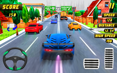 اسکرین شات بازی Car Racing in Fast Highway Traffic 7