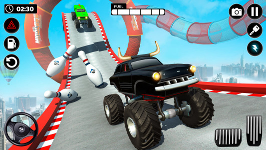 اسکرین شات بازی Monster Truck Games: Mega Ramp 5