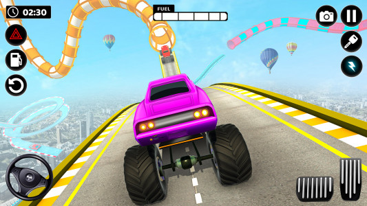 اسکرین شات بازی Monster Truck Games: Mega Ramp 6