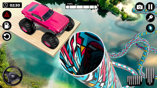 اسکرین شات بازی Monster Truck Games: Mega Ramp 7