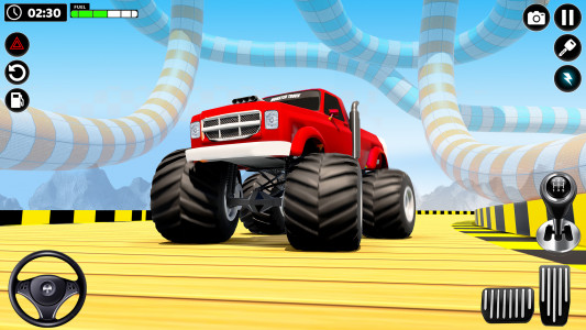 اسکرین شات بازی Monster Truck Games: Mega Ramp 1