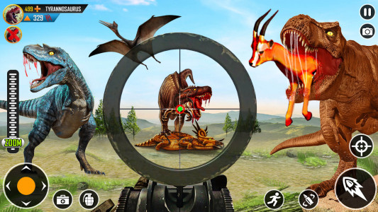 اسکرین شات برنامه Dinosaur Hunting Zoo Games 3