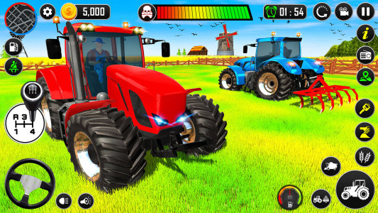 اسکرین شات بازی Grand Tractor Farming Games 1