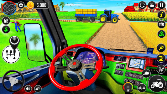 اسکرین شات بازی Grand Tractor Farming Games 3