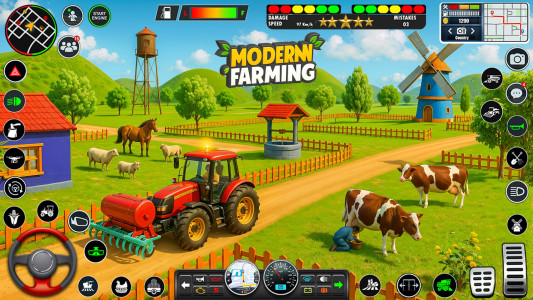 اسکرین شات 1 بازی Grand Tractor Farming Games