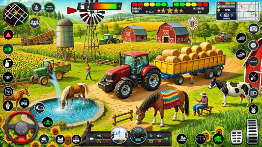 اسکرین شات 5 بازی Grand Tractor Farming Games