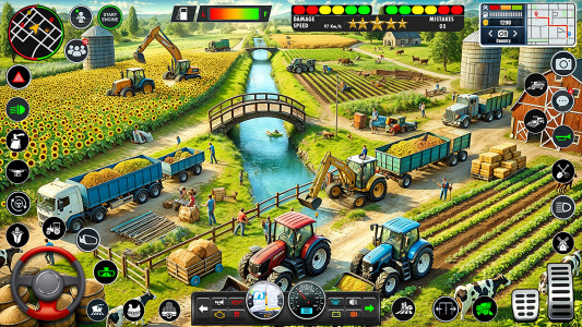 اسکرین شات 6 بازی Grand Tractor Farming Games