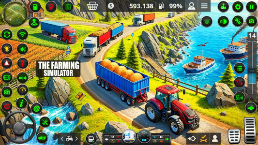 اسکرین شات بازی Grand Tractor Farming Games 4