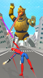 اسکرین شات 8 بازی Grapple Swing Hero Action Game