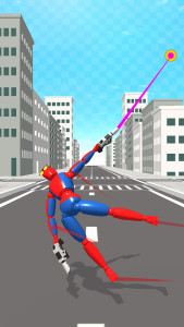 اسکرین شات 3 بازی Grapple Swing Hero Action Game