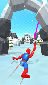 اسکرین شات 3 بازی Grapple Swing Hero Action Game