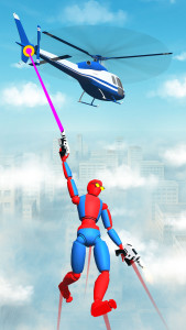 اسکرین شات 4 بازی Grapple Swing Hero Action Game