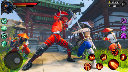 اسکرین شات برنامه Ninja Fight Shadow Gangster 3D 1