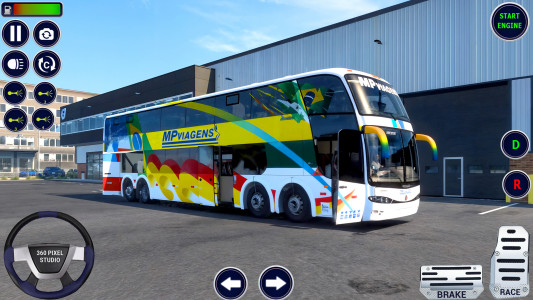 اسکرین شات 8 بازی City Bus Driving -Offroad Bus