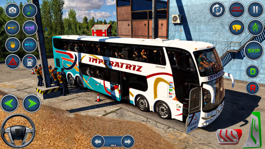 اسکرین شات 1 بازی City Bus Driving -Offroad Bus