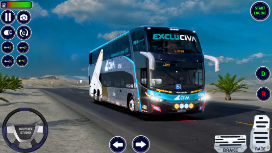 اسکرین شات 6 بازی City Bus Driving -Offroad Bus