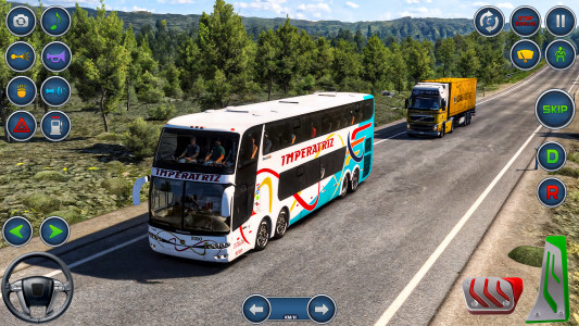 اسکرین شات 2 بازی City Bus Driving -Offroad Bus