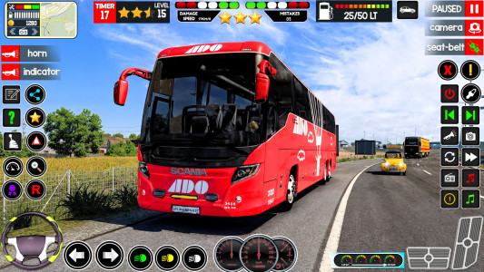 اسکرین شات 2 بازی City Bus Driving -Offroad Bus