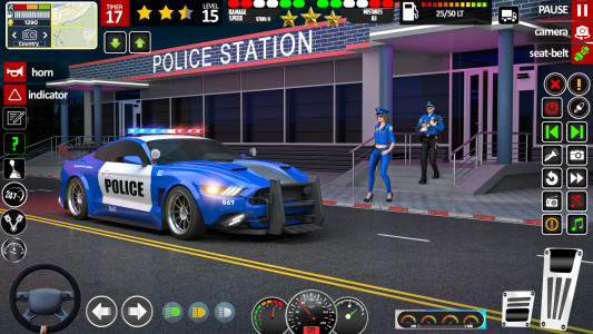 اسکرین شات بازی City Police Car Driving Games 1