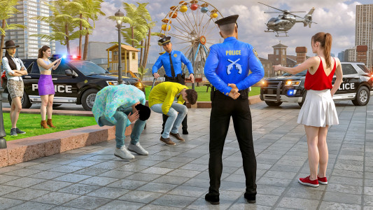 اسکرین شات 2 بازی City Police Car Driving Games