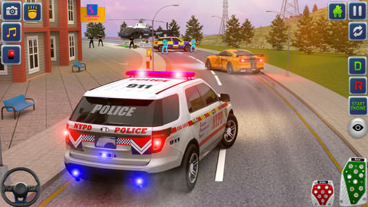 اسکرین شات 3 بازی City Police Car Driving Games