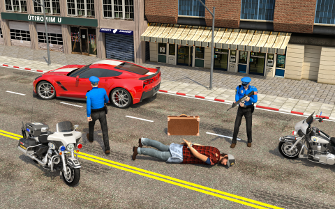 اسکرین شات بازی City Police Car Driving Games 2