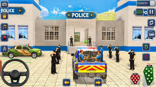 اسکرین شات 1 بازی City Police Car Driving Games