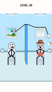 اسکرین شات 4 بازی Robber Puzzle Stickman Game