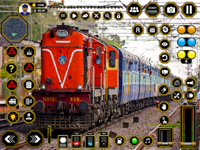 اسکرین شات بازی Indian Train Driving Train 3D 3