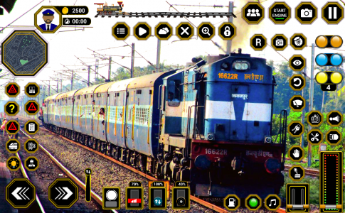 اسکرین شات بازی Indian Train Driving Train 3D 7
