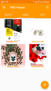 اسکرین شات 2 برنامه PSD Viewer & Converter