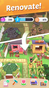 اسکرین شات بازی Plantopia - Merge Garden 1