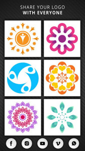 اسکرین شات برنامه Swift Logo Maker Logo Designer 1