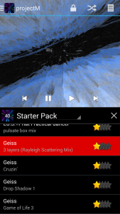 اسکرین شات 6 برنامه projectM Music Visualizer