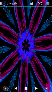 اسکرین شات 5 برنامه projectM Music Visualizer
