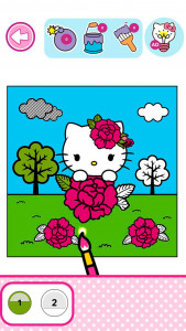 اسکرین شات 1 بازی Hello Kitty: Coloring Book