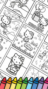 اسکرین شات 3 بازی Hello Kitty: Coloring Book