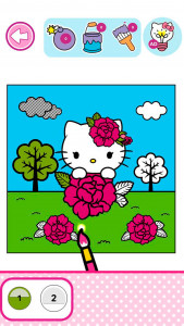 اسکرین شات بازی Hello Kitty: Coloring Book 1