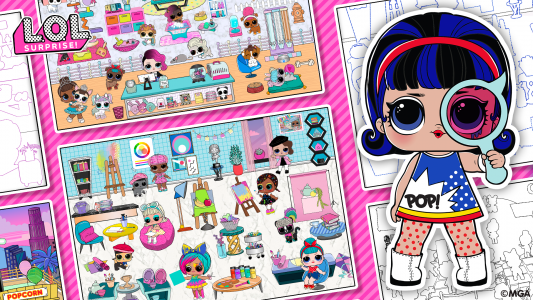اسکرین شات 2 بازی L.O.L. Surprise! Sticker Book
