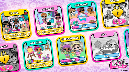 اسکرین شات 1 بازی L.O.L. Surprise! Sticker Book