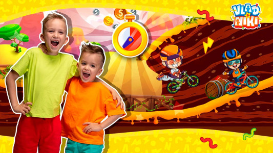 اسکرین شات بازی Vlad & Niki: Kids Bike Racing 4