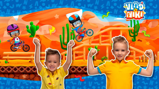 اسکرین شات 6 بازی Vlad & Niki: Kids Bike Racing