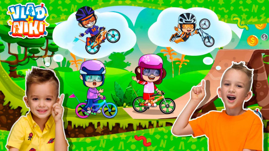 اسکرین شات بازی Vlad & Niki: Kids Bike Racing 3