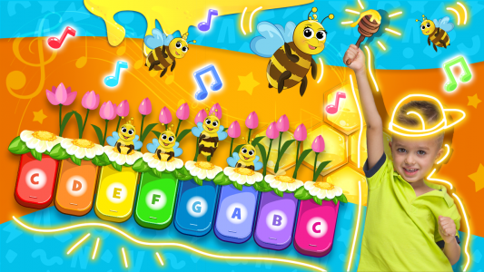اسکرین شات 1 بازی Vlad and Niki: Kids Piano