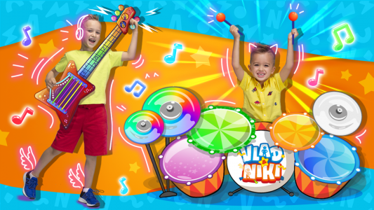 اسکرین شات 2 بازی Vlad and Niki: Kids Piano