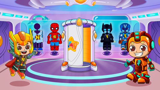 اسکرین شات 1 بازی Vlad and Niki Superheroes