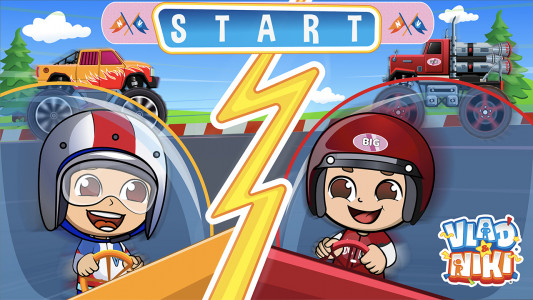 اسکرین شات 5 بازی Monster Truck Vlad & Niki